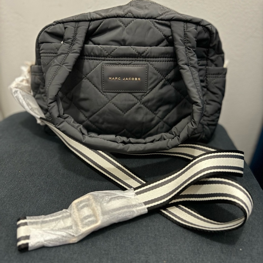 Marc Jacobs small nylon weekender tote bag (Gray) NWT